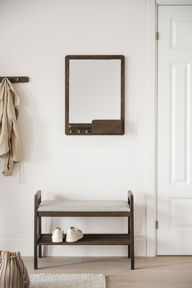 Bänk 'Inverness' - Brun/Beige