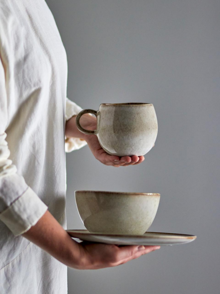 Mugg 'Sandrine' L - Grå