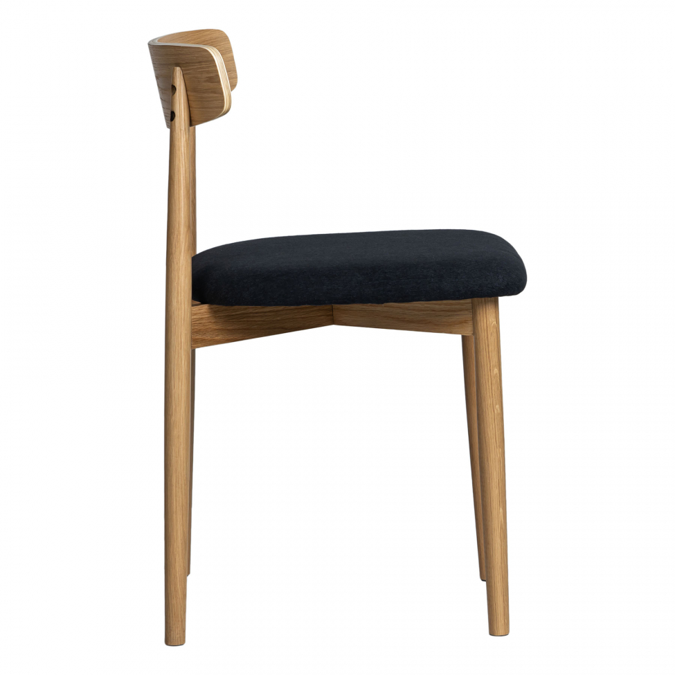 Stol 'Ystad' - Natur/Svart