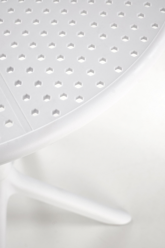 Matbord 'Calvo' Runt 60cm - Vit