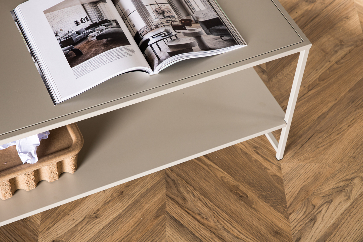 Sidobord 'Staal' - Beige