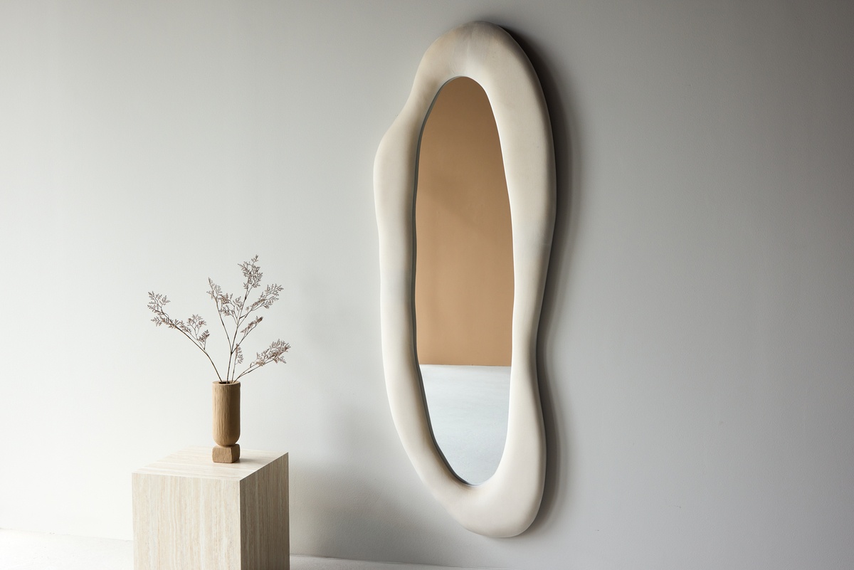 Spegel 'Tundra' - Beige