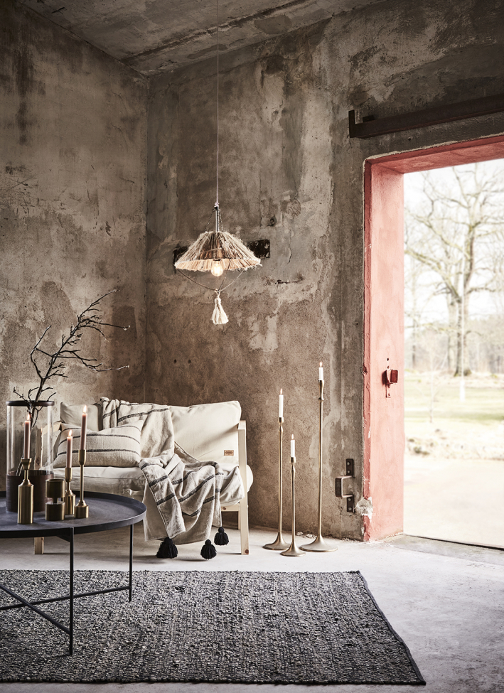 Soffbord 'Thomas' - Svart/järn