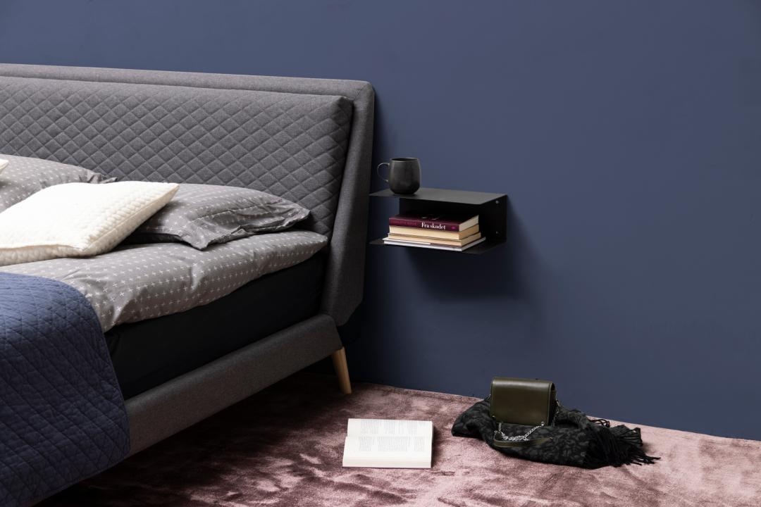 2-pack Vägghylla 'Joliet' - Svart