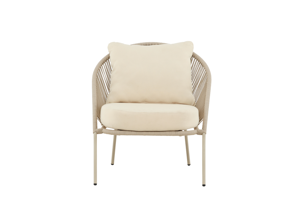 Loungestol 'Luna' - Beige