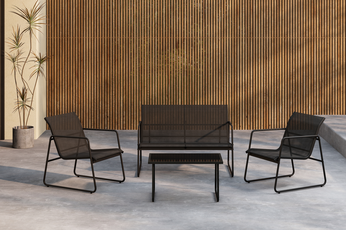 Loungeset 'Ravena' - Svart