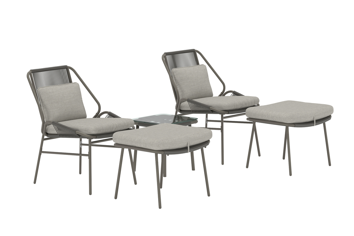 Loungset 'Zakynthos' - Brun