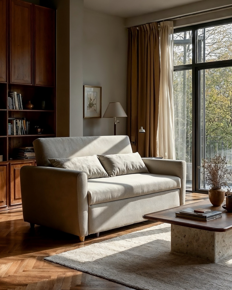 Bäddfåtölj 'San Francisco' - Beige