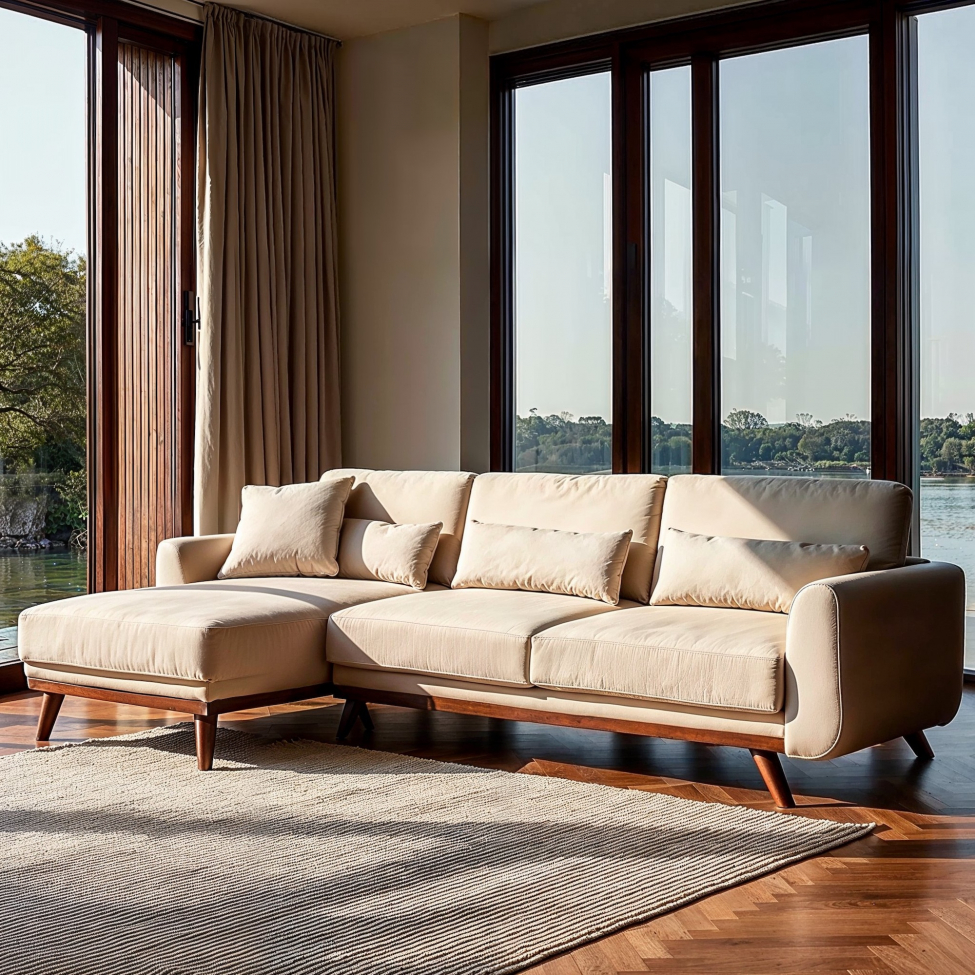 Bäddsoffa 'Texas' - Beige