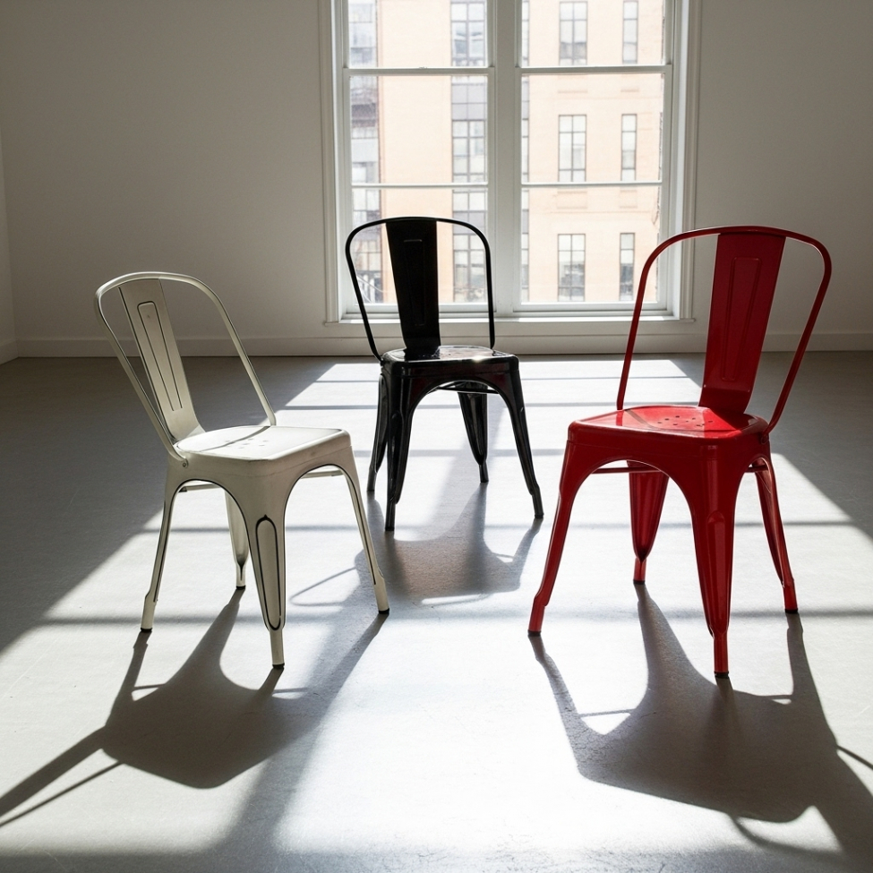 Stol 'Montmartre' - Vintage svart/antik