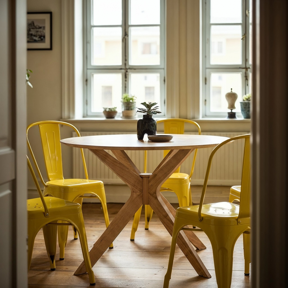 Stol 'Montmartre' - Gul lackad