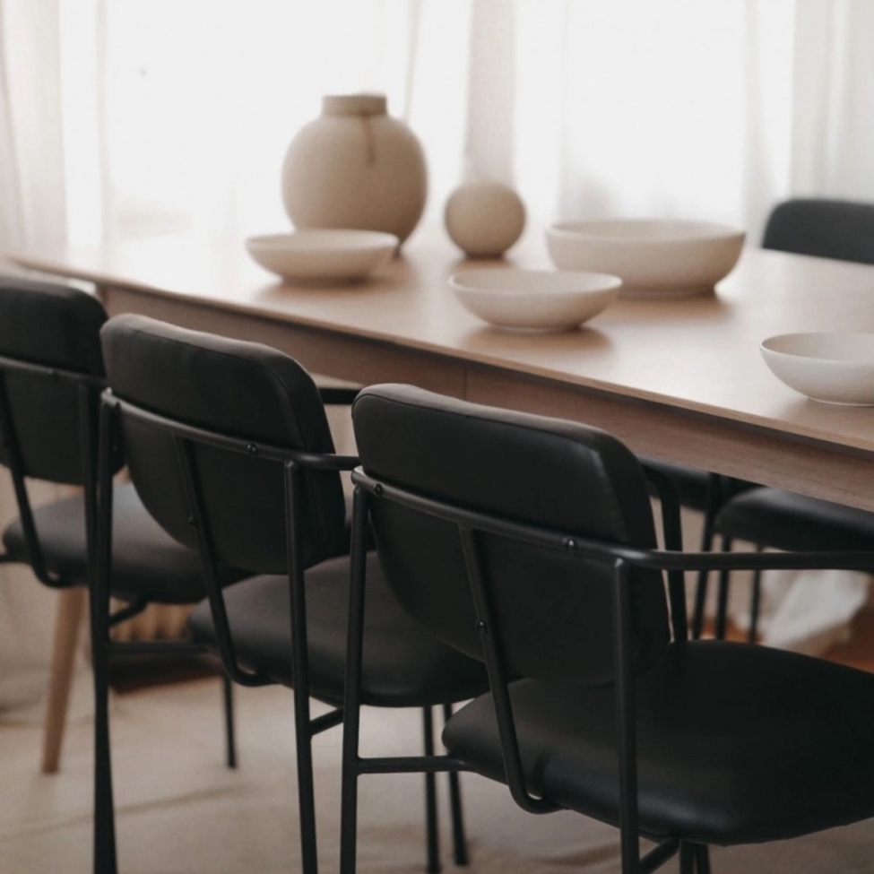 Karmstol 'Ebba' - Svart