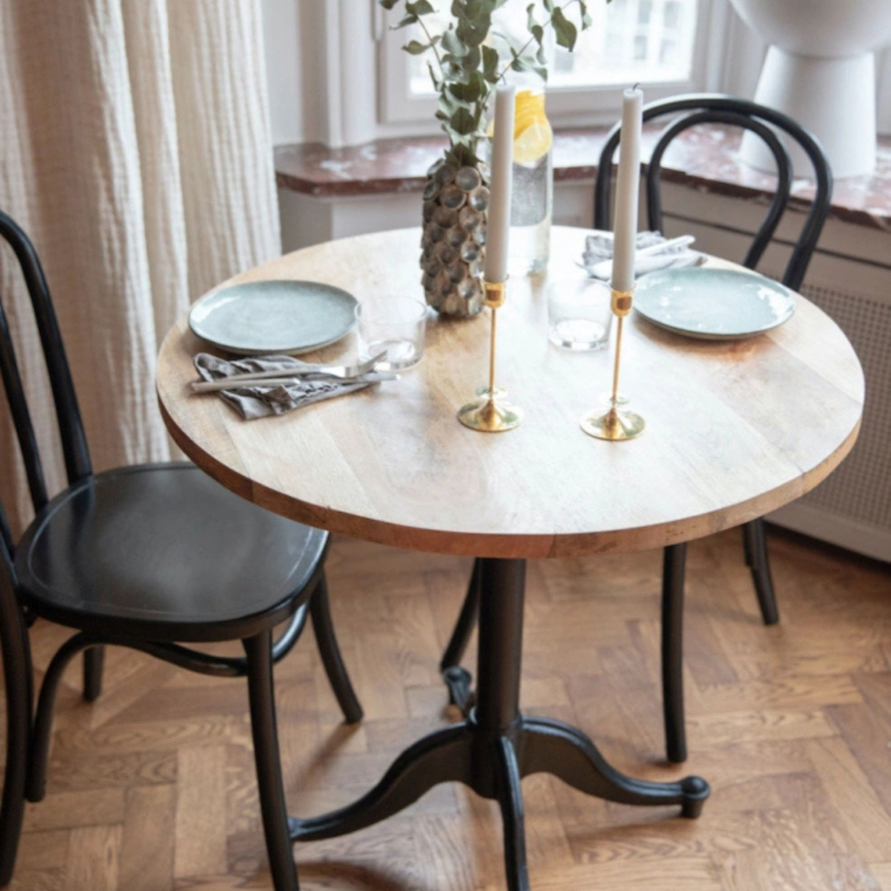 Matbord 'Långholmen' Runt 80cm - Vintage