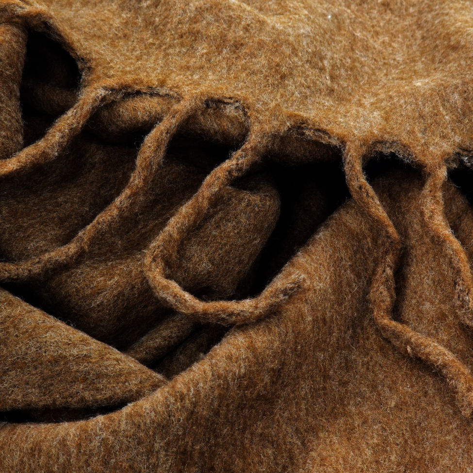 Pläd 'Samantha' 130x170cm - Brun