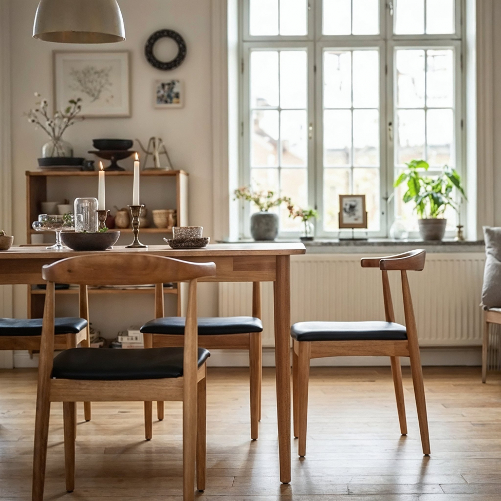 Matbord 'Fager' 135cm - Natur