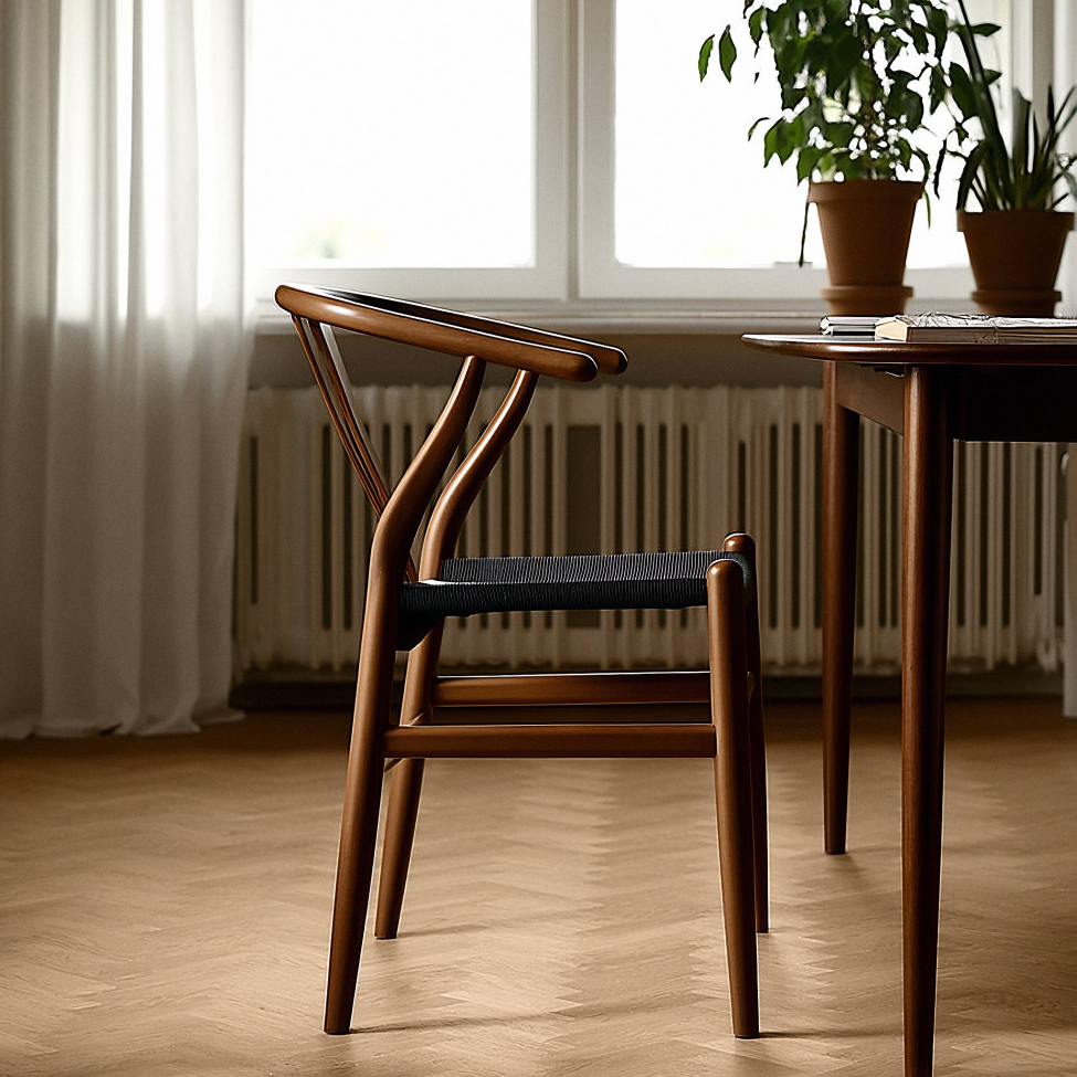 Stol 'Alta' - Valnöt/Svart