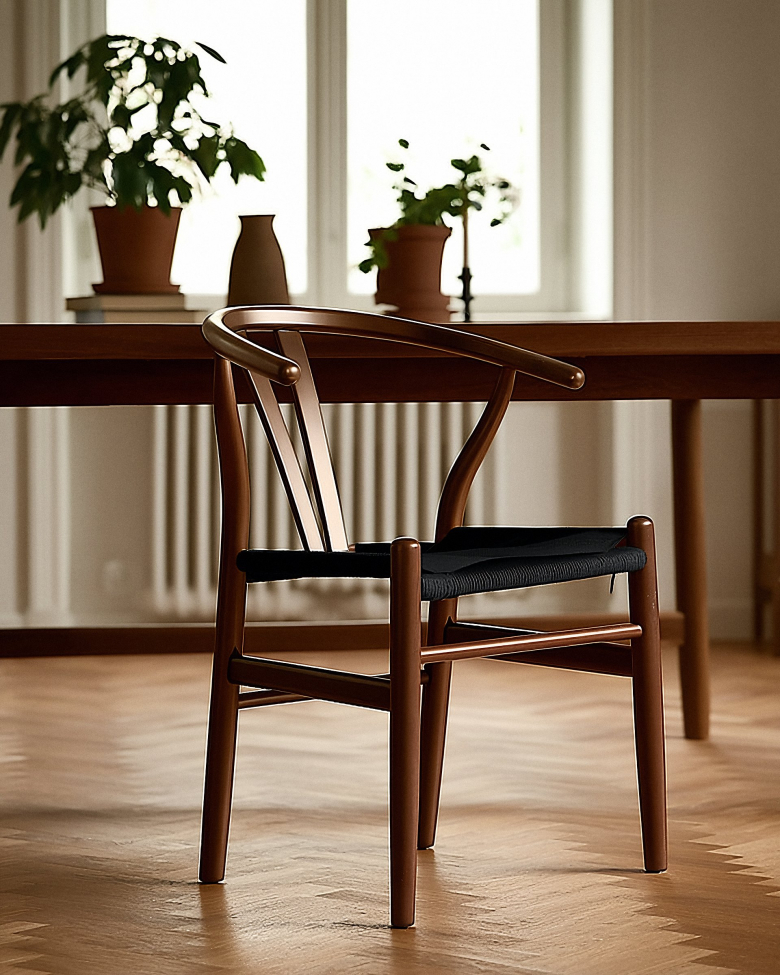 Stol 'Alta' - Valnöt/Svart