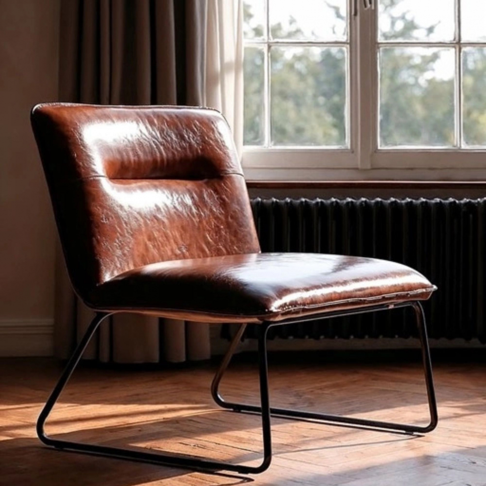 Fåtölj 'Chelsea' - Brun