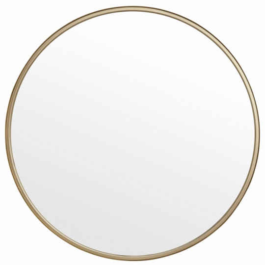 Spegel 'Rund' 80cm - Guld 