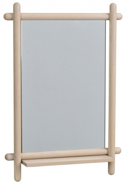 Spegel 'Milford' 52x74 cm - Vitpigmenterad