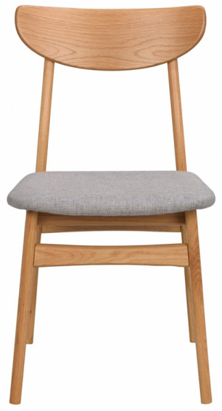 Stol 'Rodham' stol - Natur/Grå