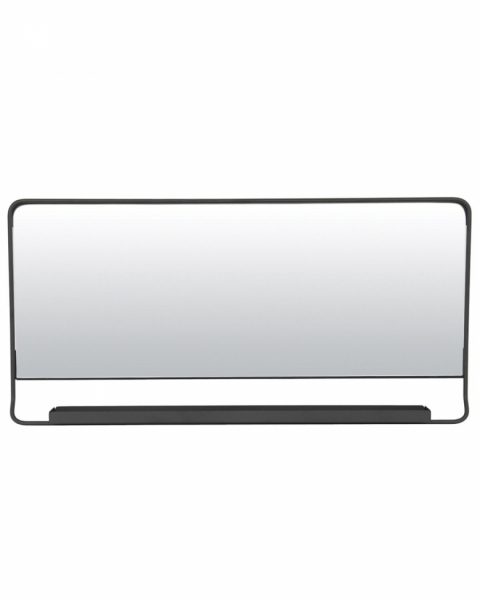 Spegel med hylla 'Chic' 40x80cm - Svart 
