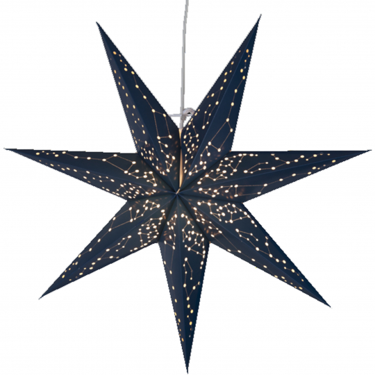 Julstjärna 'Galaxy' 60cm - Blå