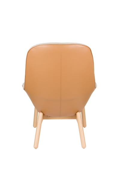 Loungestol 'Duke' 92x75x93cm - Beige