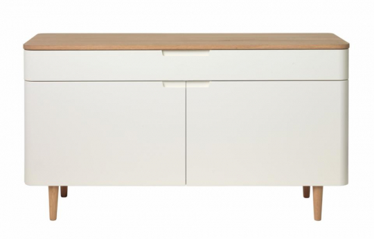 Skänk/Sideboard 'Granvik' 140cm - Vit/Ek