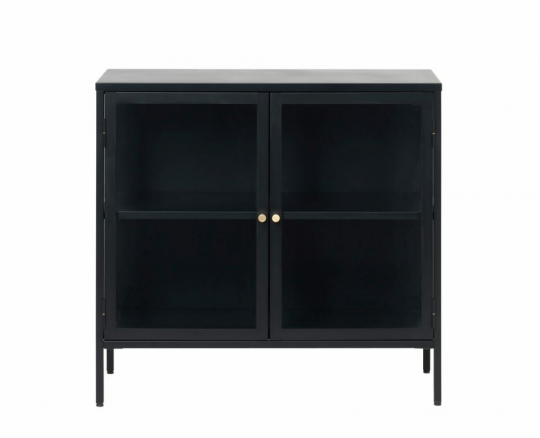 Sideboard 'Hagavik' 3 sektioner - Svart/Mässing