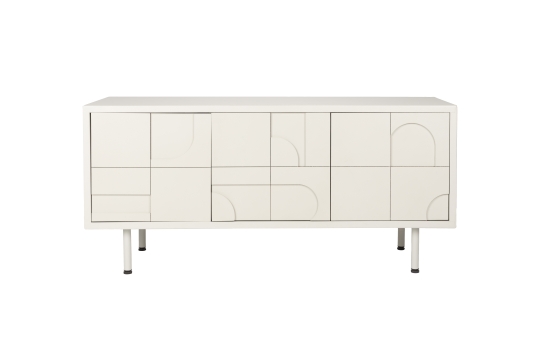 Sidobord 'Funk' 55x120x40 cm - Beige