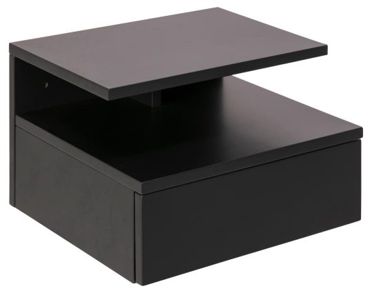 Sängbord 'Järna' 35cm - Mörkgrå