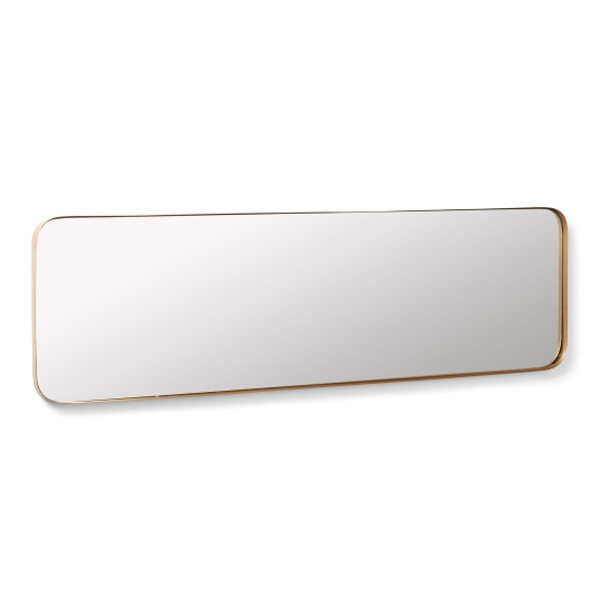 Spegel 'Marcus' 30 x 100cm - Mässing/Guld