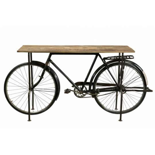 Sidobord 'Vintage bicycle' - Trä/Järn