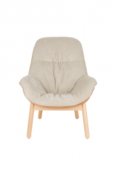 Loungestol 'Duke' 92x75x93cm - Beige