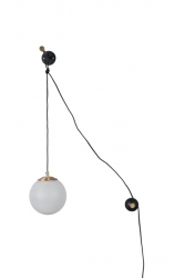 Vägglampa 'Bulan' 32x61 - Vit