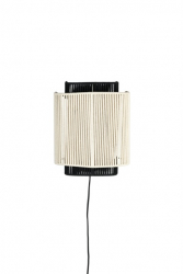 Vägglampa 'Elon 31x16 - Beige