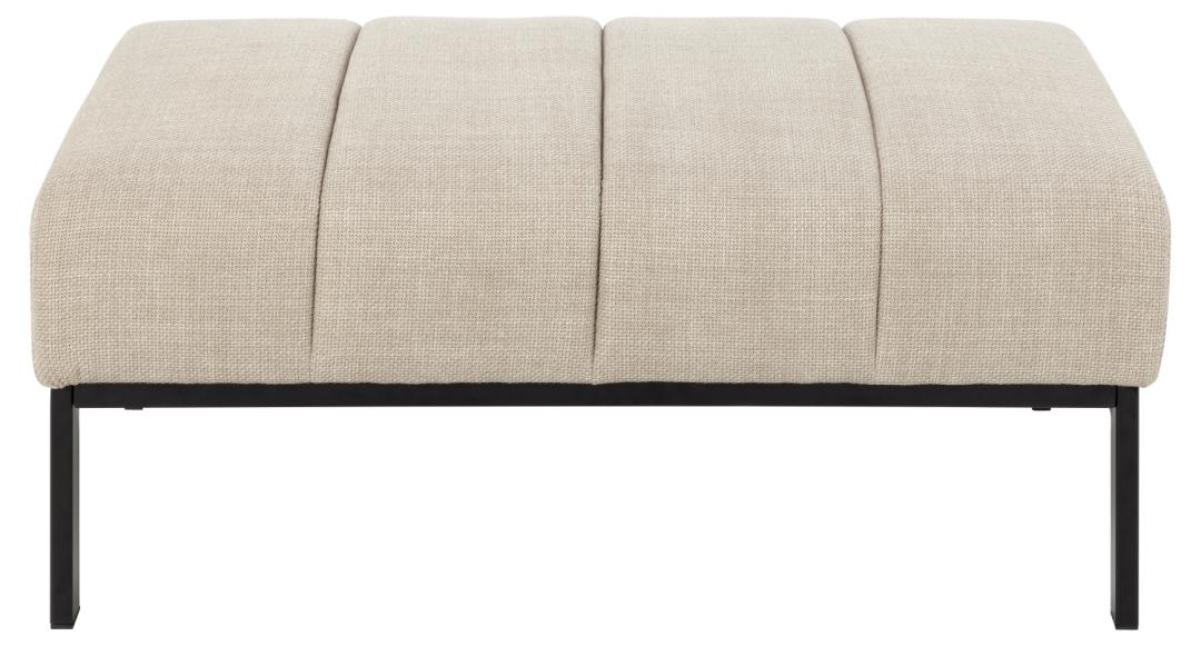 Sittpuff 'Caix' - Beige/Svart