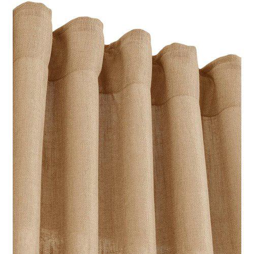 Gardin 'Cecil' 2-pack 145x320 - Brun