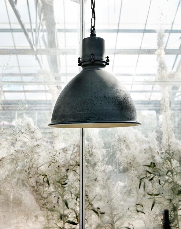 Taklampa 'Antique black' -  Svart