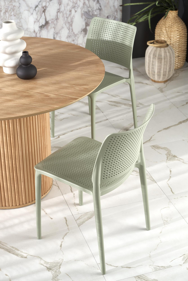 Matbord 'Lopez' runt 120cm - Natur