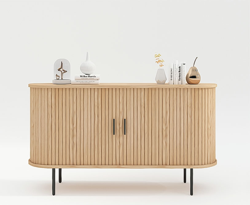 Sideboard 'Holmvik' - Natur/Svart