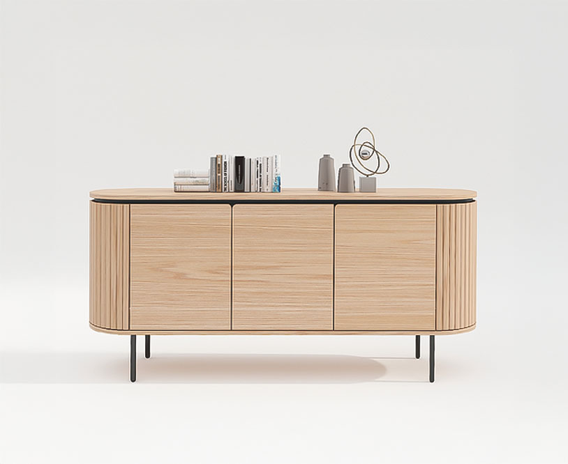 Sideboard 'Fjällbacka' - Natur/Svart