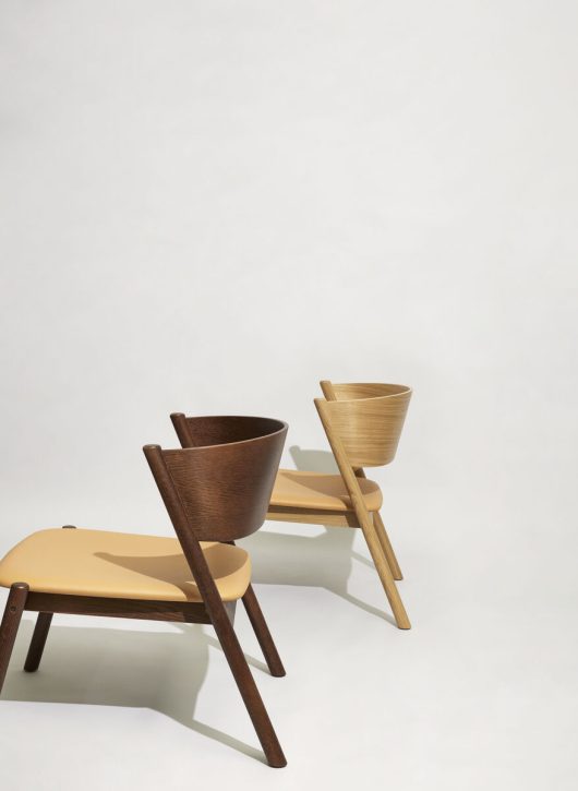 Lounge stol 'Oblique' - Natur