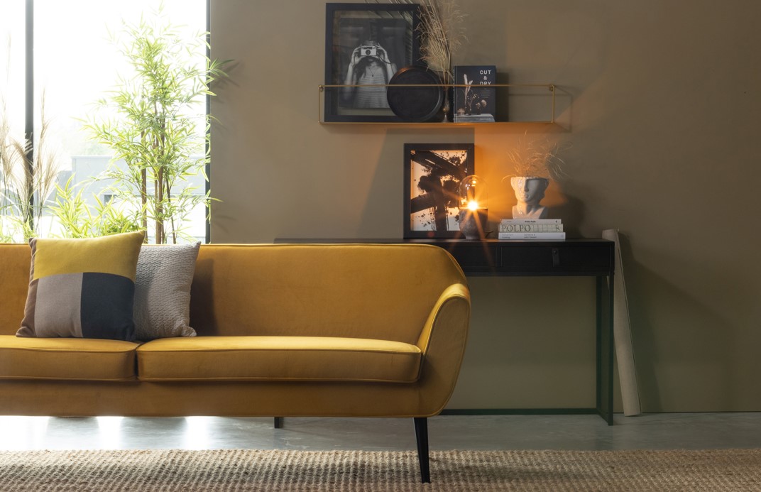 Soffa 'Rocco' - Ochre/Sammet