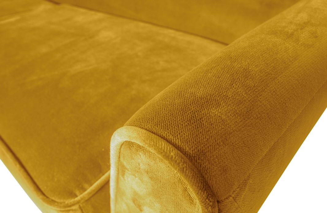 Soffa 'Rocco' - Ochre/Sammet