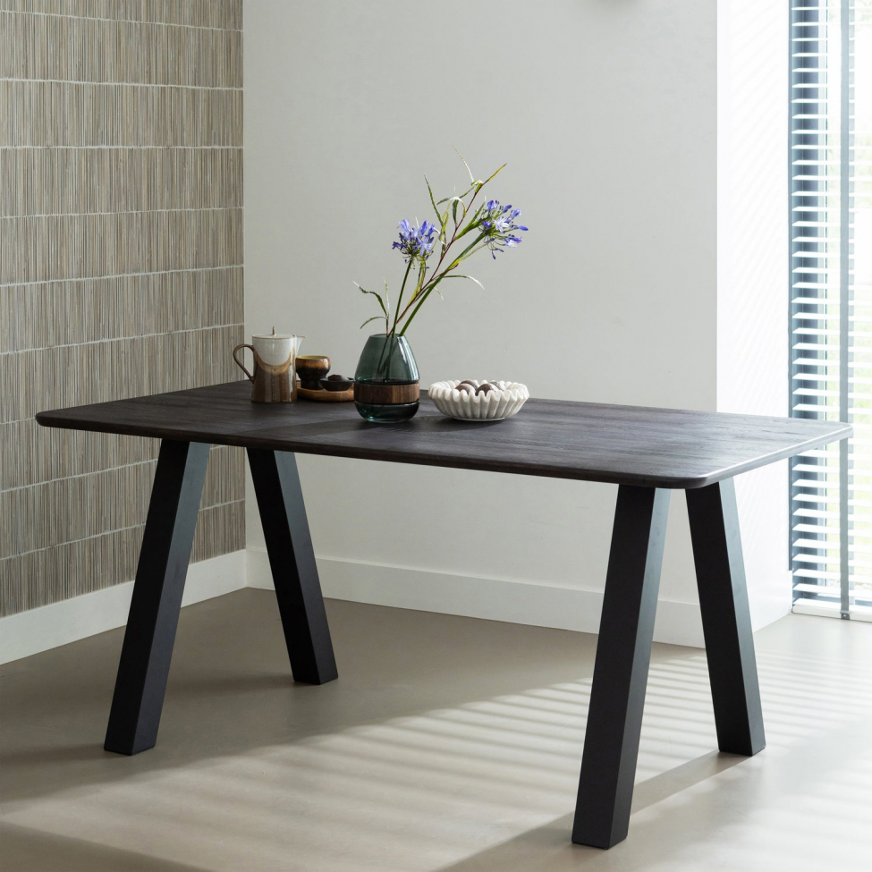 Matbord ‘Tablo’ 160x90cm - Mörkbrun