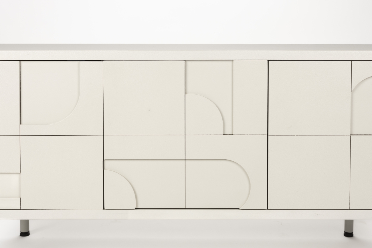 Sidobord 'Funk' 55x120x40 cm - Beige