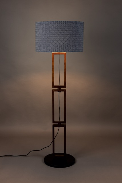 Golvlampa 'Nashville' 50x50 - Brun