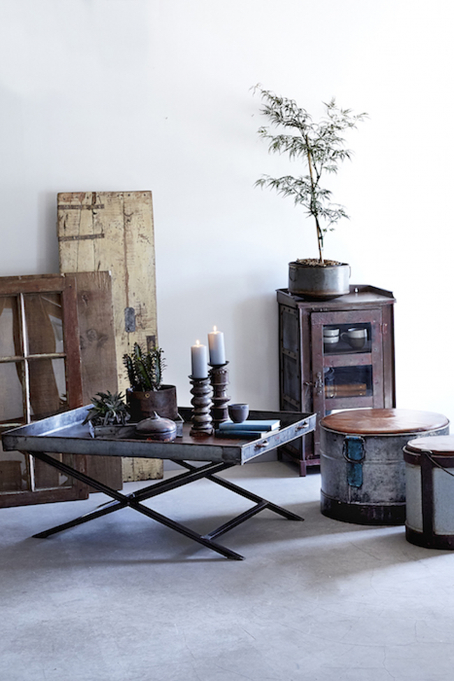 Soffbord 'Coffee table recycled' - Vintage